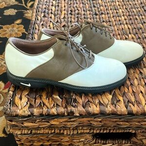 Nike women’s golf shoes - worn one time - like brand new, size 7 med